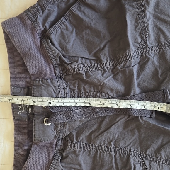 🤍 Calvin Klein Performance Poplin Capri Cargo Pants Women’s XS 100% Cotton - Picture 8 of 17